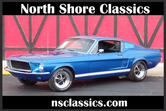 1967 Ford Mustang Fastback-REAL C CODE CAR-AWESOME BLUE COLOR-1968