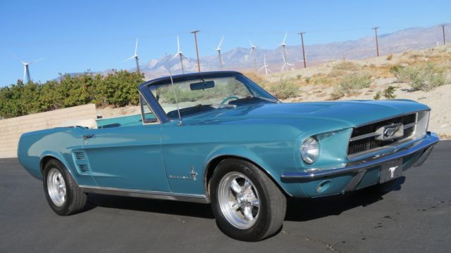 1967 Ford Mustang CONVERTIBLE 289 V8 4 SPEED C CODE! POWER STEERING!
