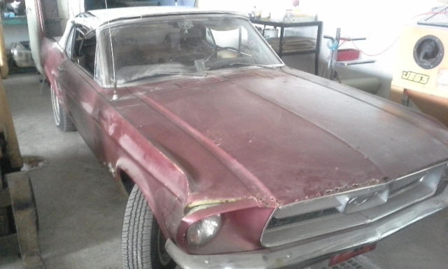 1967 Ford Mustang CONVERTIBLE easy restoration