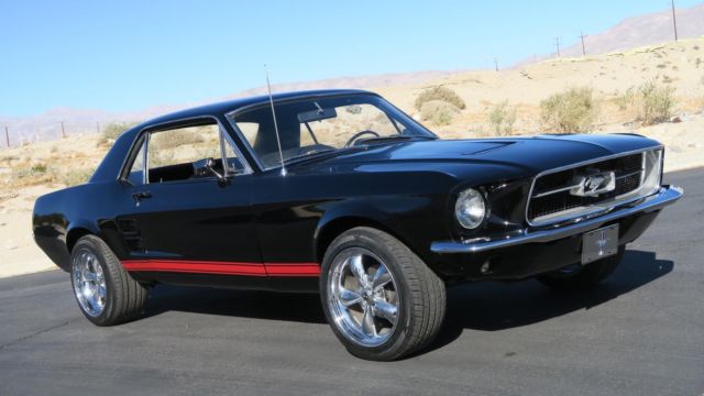 1967 Ford Mustang RAVEN BLACK C CODE 351W UPGRADED! RESTORED IN 201
