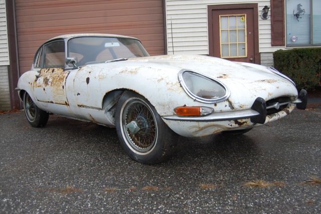 1967 Jaguar E-Type Series1 Coupe 2+2,#'s Match 4 speed Project Solid