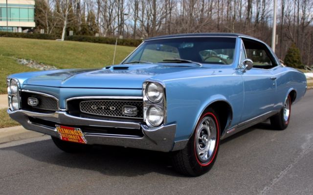 1967 Pontiac GTO Matching Numbers Factory 4-Speed with PHS Docs
