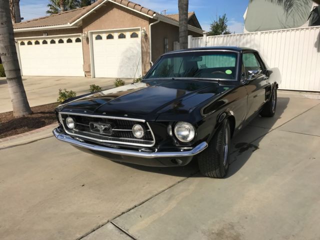 1967 Ford Mustang Black on black