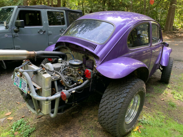 1967 Plum Crazy Vw Beetle Baja Lifted Framed Ford 2 2 Turbo Engine