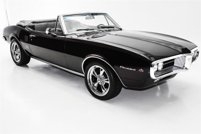 1967 Pontiac Firebird Convertible Triple Black High Optioned Rolling on