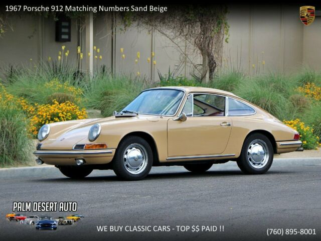 1967 Porsche 912 Matching Numbers !! Sand Beige