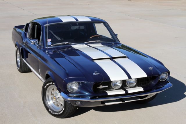 1967 Shelby Gt500 Fastback Original Shelby American Nightmist Blue