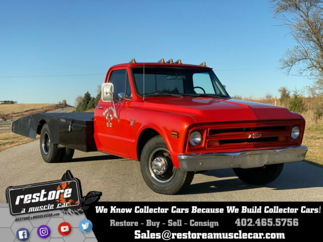 1968 Chevrolet C30 C30 366ci, 4 speed Car Hauler with Winch, Red