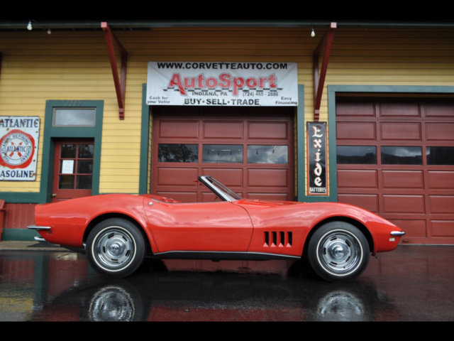 1968 Chevrolet Corvette 1968 #'s Matching 350hp Red/Red Org Docs Org Paint