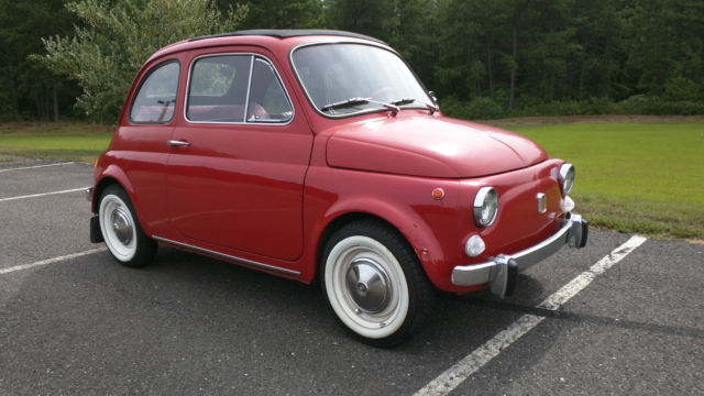 1968 Fiat 500 F, Red for sale: photos, technical ...
