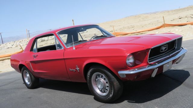 1968 Ford Mustang 289 V8 C CODE! P/S! NEW PAINT AND INTERIOR! NICE!