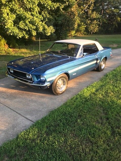 1968 Ford Mustang GT/CS 390 S-Code 4-speed A/C