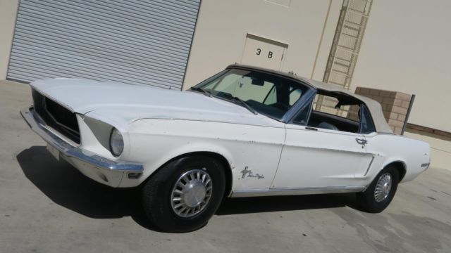 1968 Ford Mustang CONVERTIBLE 289 C CODE P/S! PWR DISC! POWER TOP!
