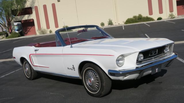 1968 Ford Mustang CONVERTIBLE J CODE 302 V8, P/S! POWER TOP!
