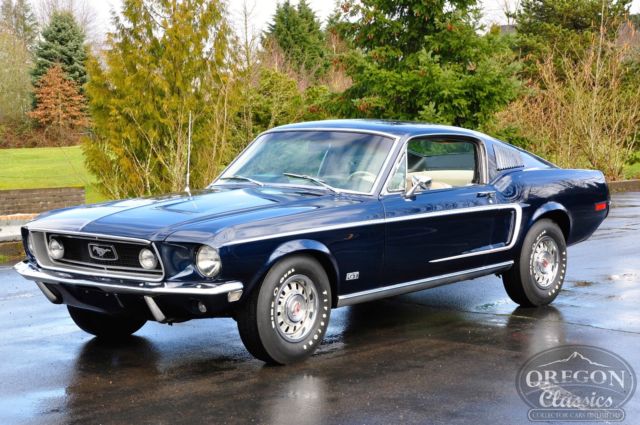 1968 Ford Mustang Fastback Gt J Code For Sale Photos Technical Specifications Description