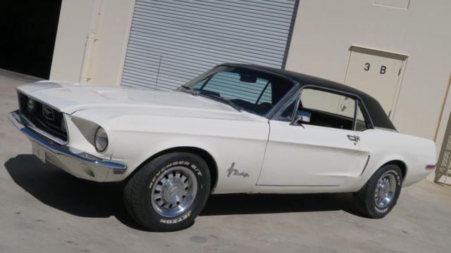 1968 Ford Mustang J CODE 302! P/S! WIMBELDON WHITE! NEW PAINT / INT!
