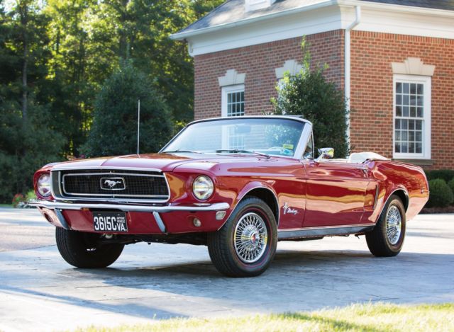 1968 Ford Mustang 2D convertible