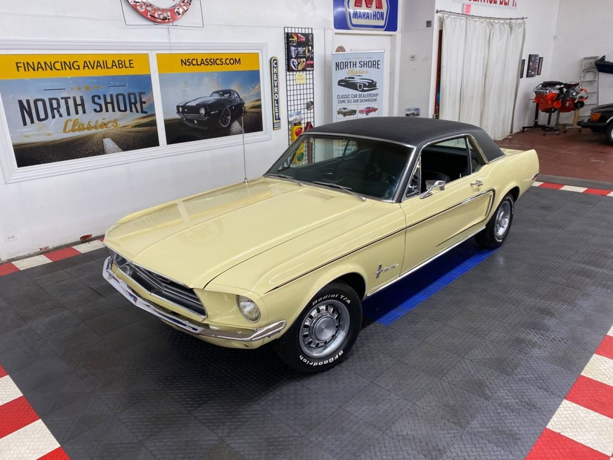 1968 Ford Mustang -COUPE - MANUAL TRANS - CLEAN BODY - SEE VIDEO -