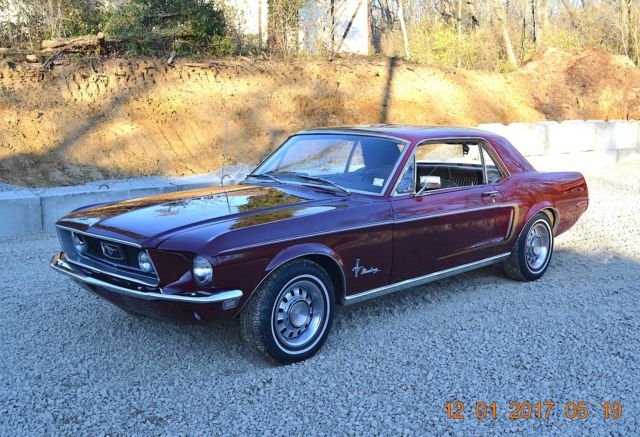 1968 Ford Mustang 289 NUMBERS MATCHING THROUGHOUT