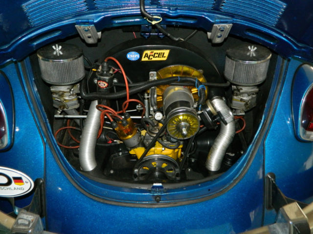 1968 Vw Bug Convertable 1776 Dual Carb Motor Original