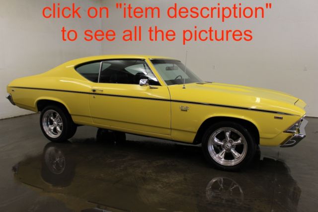 1969 Chevrolet Chevelle 396 4 speed bucket seats console disc brakes