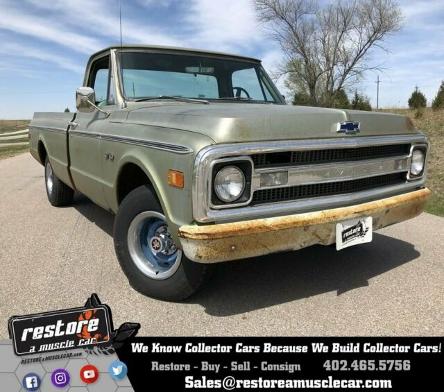 1969 Chevrolet C10 Pickup No Res, 4x2, 72k miles, Rebuilt Eng & Trans