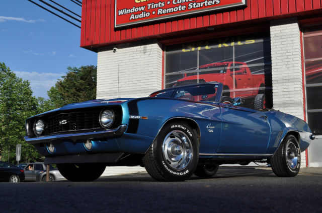 1969 Chevrolet Camaro SS Convertible Lemans Blue MUST SELL! NO RESERVE!!