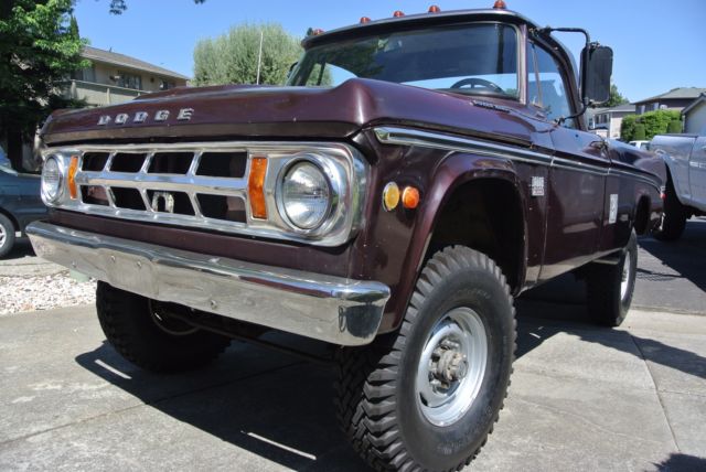 1969 Dodge Power Wagon Camper Special