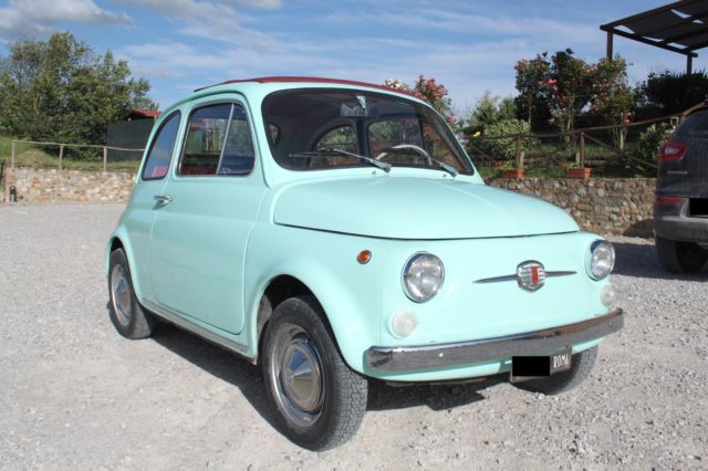 1969 Fiat 500 110 F Italian Vintage Car Light Blu For Sale Photos Technical Specifications Description