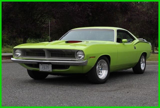1970 Plymouth Barracuda Sublime Cuda clone, Built 383, Excellent Driver Muscle Car