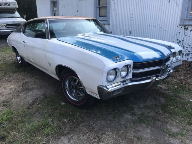 1970 Chevrolet Chevelle Super Sport SS Very Solid Build Sheet