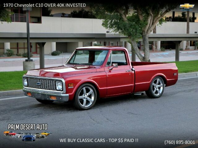 1970 Chevrolet C-10 -LOWERED NEW PAINT 454 AUTO RESTORED PS PB NEW INT
