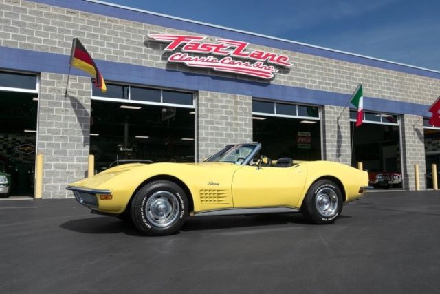1970 Chevrolet Corvette Numbers Matching Factory A/C