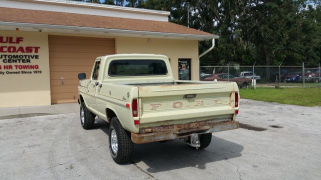 1970 Ford F100 Custom Short bed 4X4 original paint ...