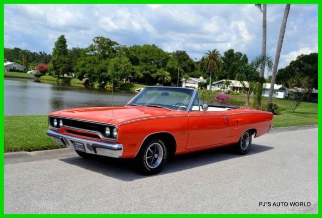 1970 Plymouth Satellite 1970 Plymouth Satellite convertible 318 V8 Factory Air