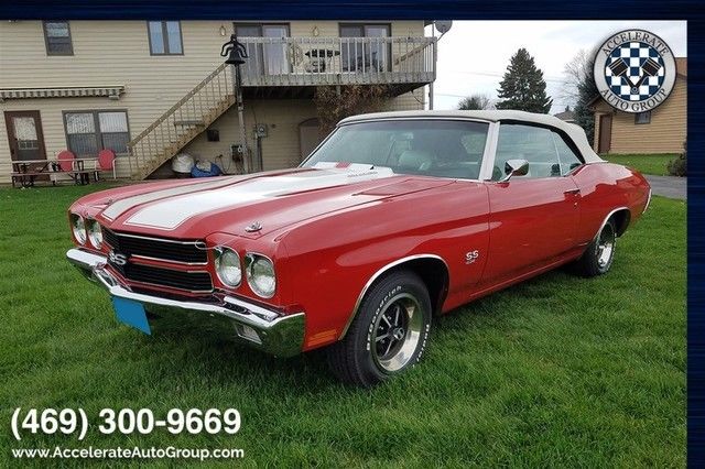 1970 Chevrolet Chevelle 454 4 speed Manual Convertible