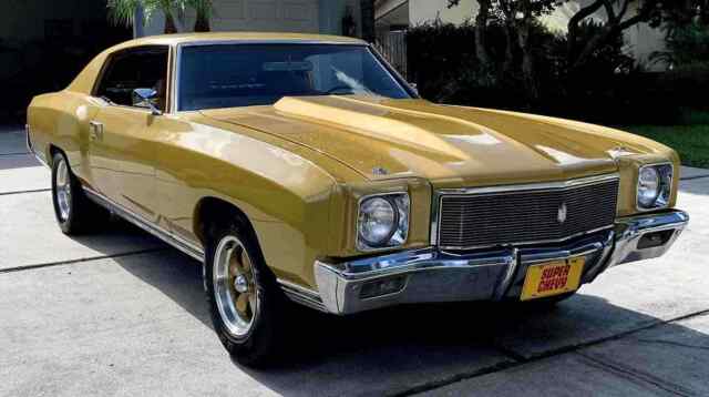 1971 Chevrolet Monte Carlo GOLD Metallic