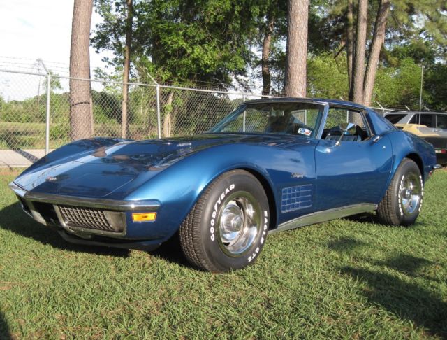 1971 Chevrolet Corvette blue