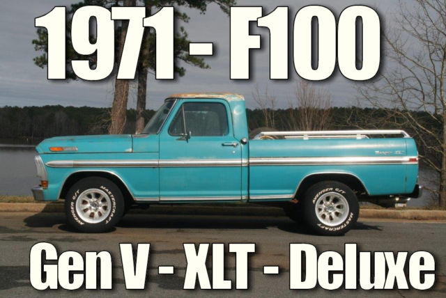 1971 Ford F-100 XLT-Deluxe