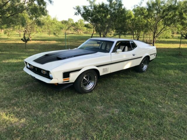 1971 Ford Mustang Mach1 Fastback 351C Auto ps pb ac build sheet