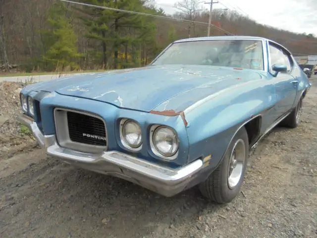 1971 PONTIAC LEMANS SPORT 350 BARN FIND RESTORATION GTO PROJECT for