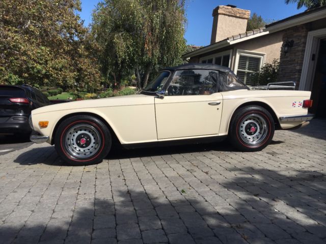1971 Triumph TR-6 - VERY WELL MAINTAINED! $6,000 IN RECEIPTS