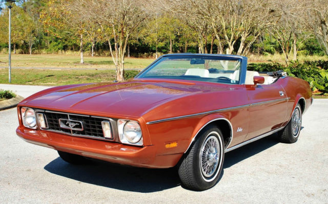 1973 Ford Mustang Convertible 302 V8 Auto Factory Air One Owner!