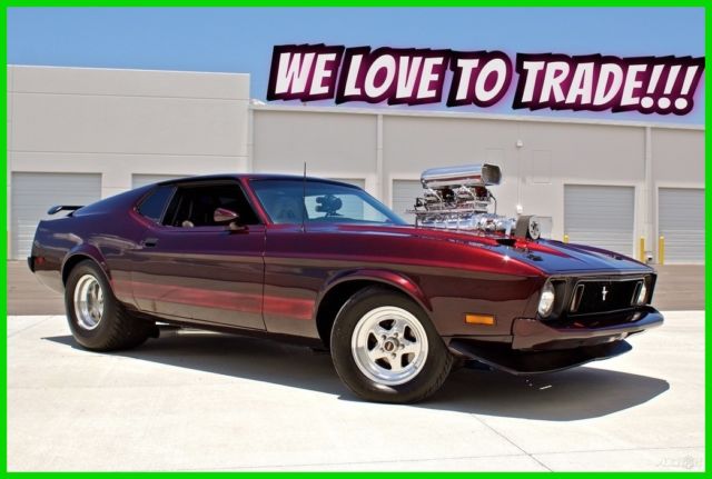 1973 Ford Mustang Mach 1 Fastback Pro-Touring / 900+HP / NOS / 514 Supercharged V8
