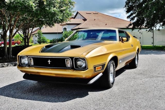 1973 Ford Mustang Mach 1 Very Original Car Factory A/C PS PB Wow!