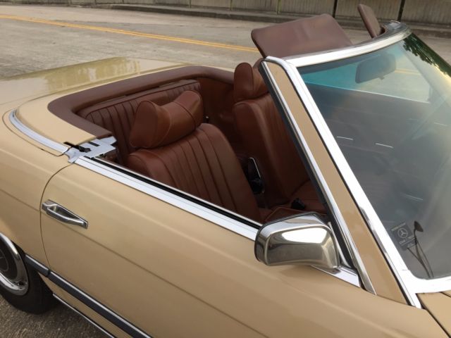 1973 Mercedes-Benz SL-Class Two-tone: 430/423 w. 263 Tobacco LEATHER !