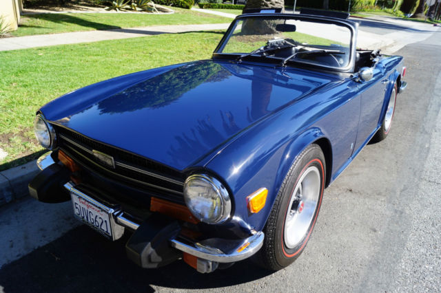 1973 Triumph TR-6 CONVERTIBLE WITH RARE FACTORY OVERDRIVE OPTION!!