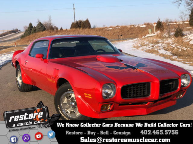 1973 Pontiac Trans Am - 455 - 4 speed, 76k Miles, Numbers Matching, Red