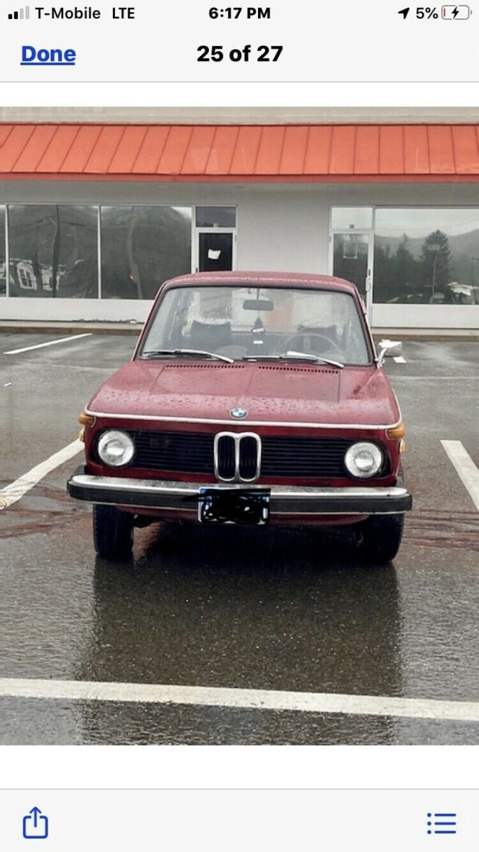 1974 BMW 2002 black