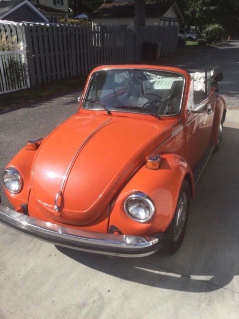 1974 Volkswagen Beetle - Classic Karmann silver and black
